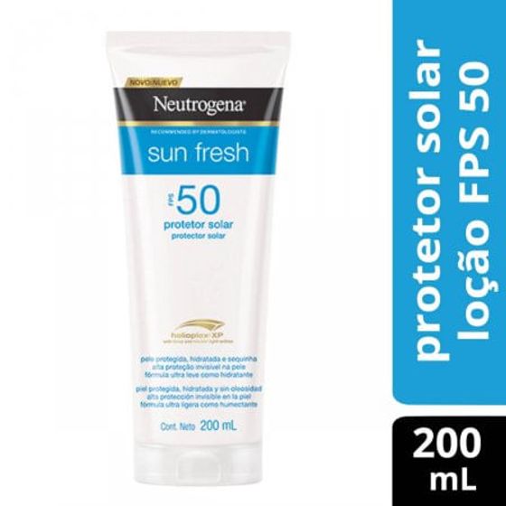 Protetor Solar FPS50 Neutrogena Sun Fresh com 200mL - Imagem 2