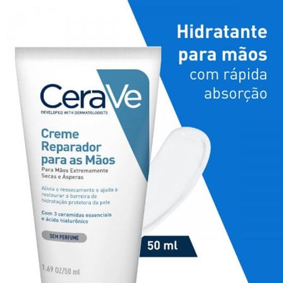 Cerave Creme Reparador para Mãos 50mL - Imagem 1