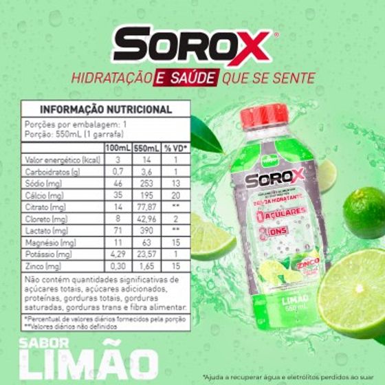 Sorox Limão 550ml - Imagem 2