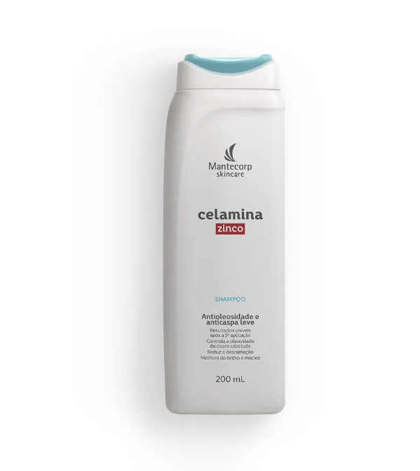 Celamina Zinco Shampoo Anticaspa e Antioleosidade 200mL Celamina Zinco Shampoo Anticaspa e Antioleosidade 200mL