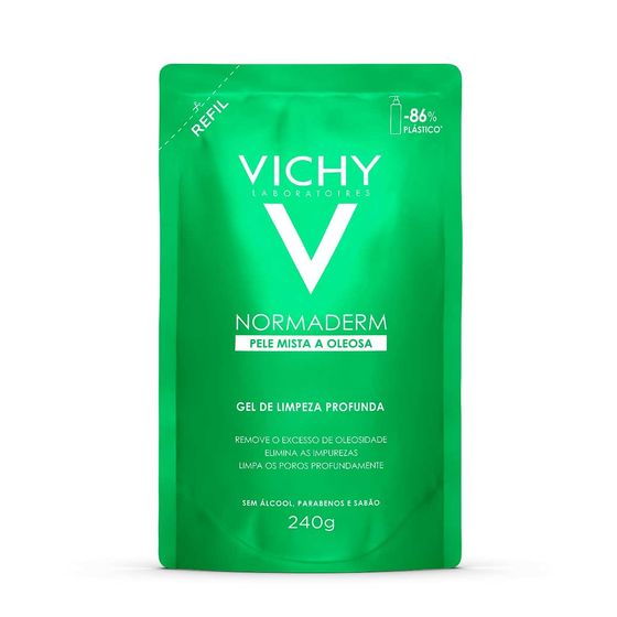 Gel de Limpeza Profundo Normaderm Vichy Refil 240g - Imagem 2