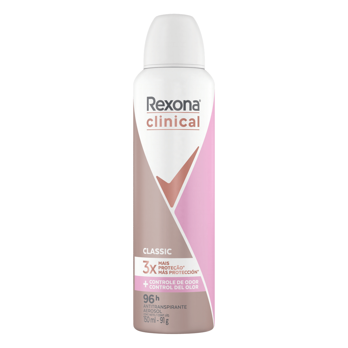 Comprar Desodorante Rexona Clinical Aerosol Classic Woman 150ml com o  melhor preço