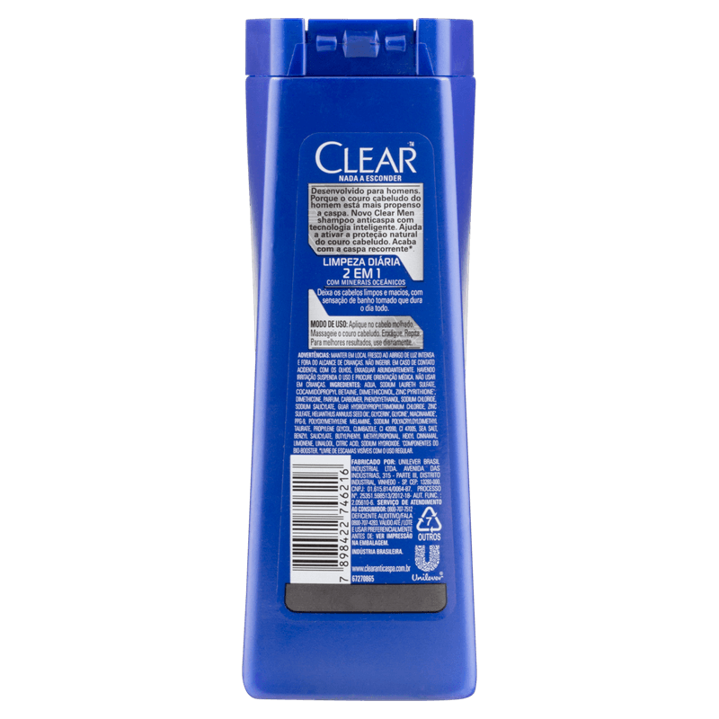 Shampoo-Anticaspa-Clear-Men-Limpeza-Diaria-200ml---7898422746216-2