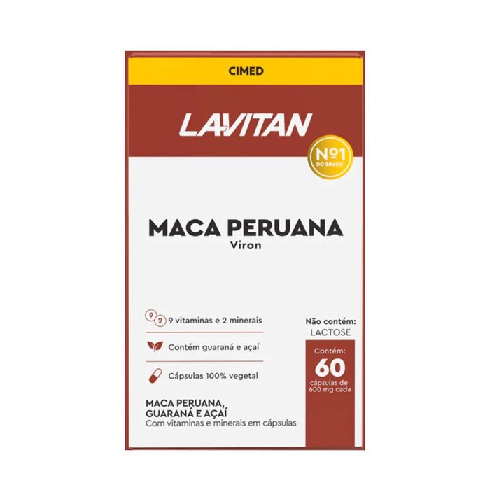 Lavitan Maca Peruana Viron 60 Capsulas