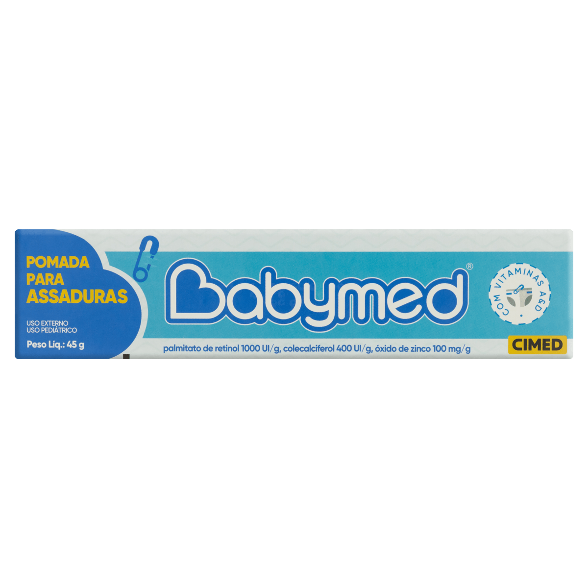 Pomada Preventiva de Assaduras Menino Babymed 45g