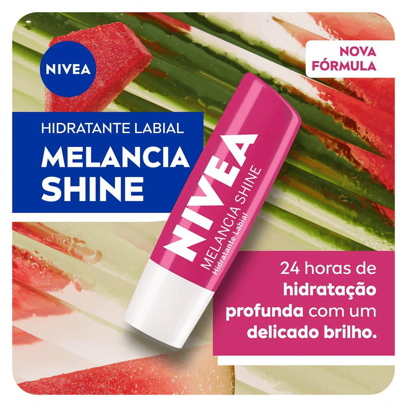 Protetor-Labial-Nivea-Shine-Protetor-labial-Nivea-Melancia-Shine-48g-2