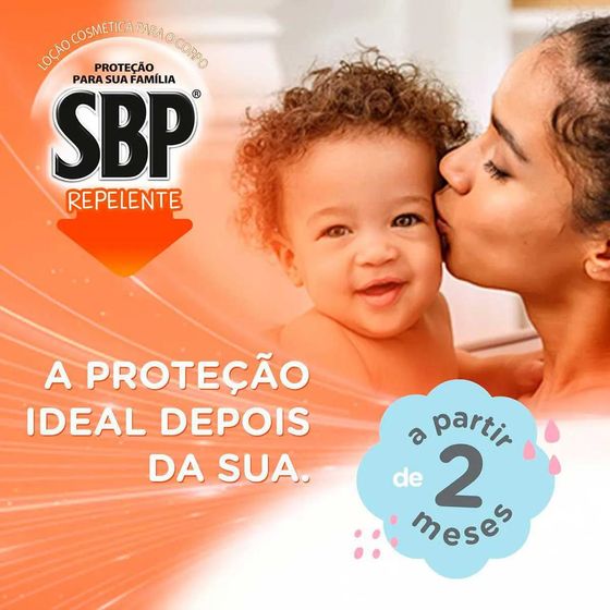 SBP Baby sem Fragrância Repelente Loção 100mL - Imagem 3