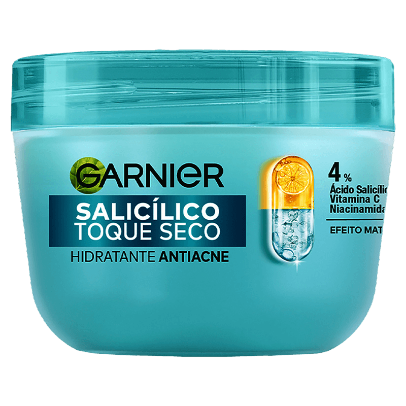 Hidratante Gel Salicilico Toque Seco Antiacne Facial Garnier Pote 85g.png
