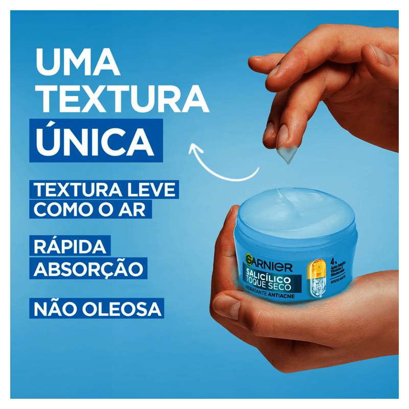 Hidratante Gel Salicilico Toque Seco Antiacne Facial Garnier Pote 85g 2.png