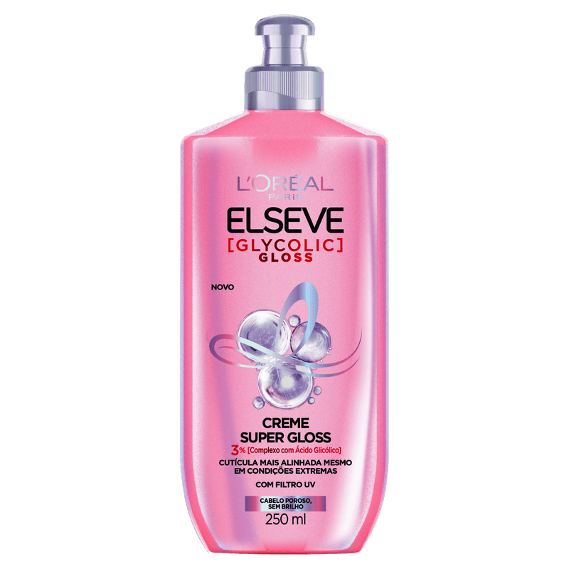 Creme de Tratamento Elseve Glycolic Super Gloss - Frasco com 250mL 7908615059983.png