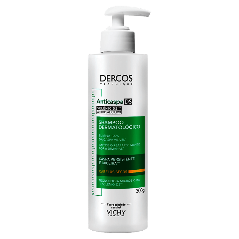 Vichy Dercos Shampoo Anticaspa DS Cabelos Secos 300g 7908615082493.png