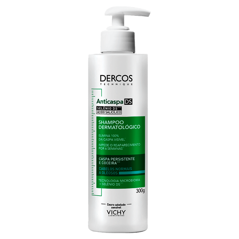 Vichy Dercos Shampoo Anticaspa DS Cabelos Normais e Oleosos 300g 7908615087610.png