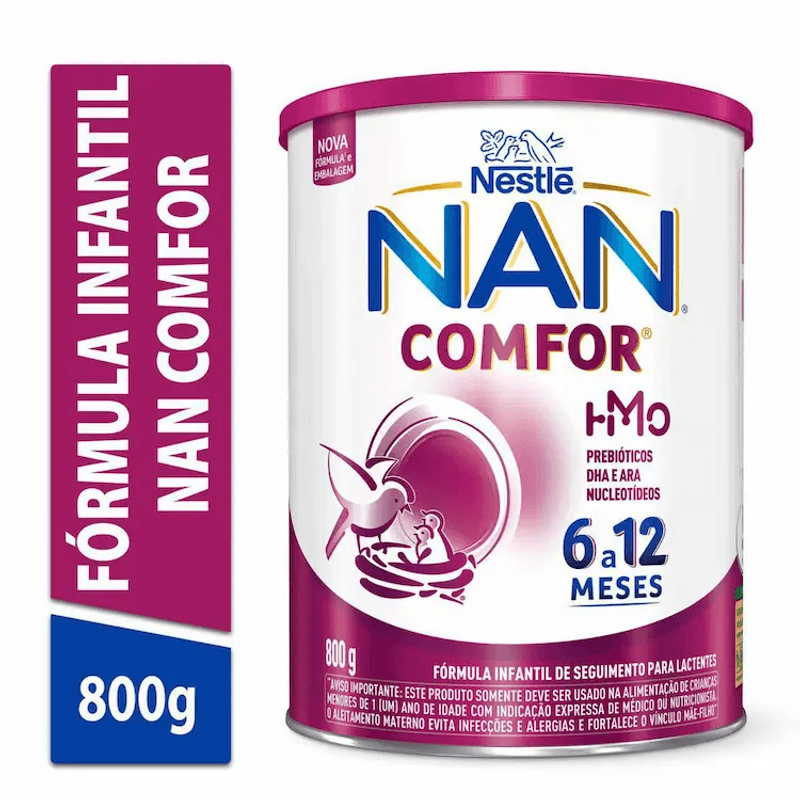 Formula Infantil NAN Comfor 2 800g - 7891000079515 5