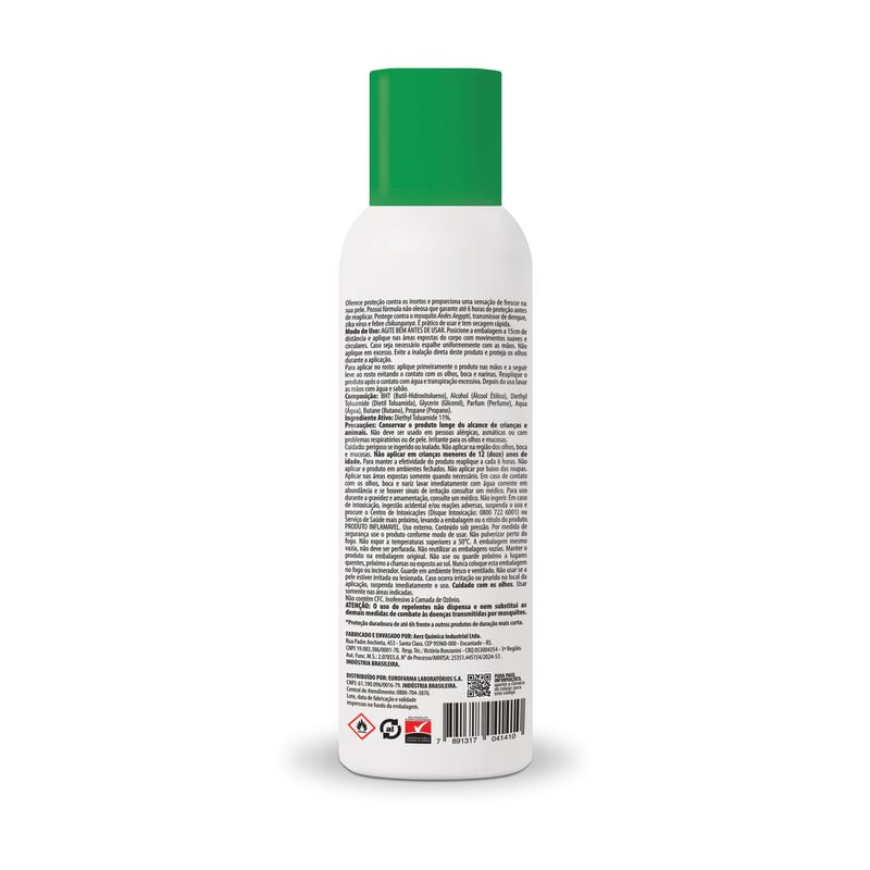 mkup aerosol repelente verso