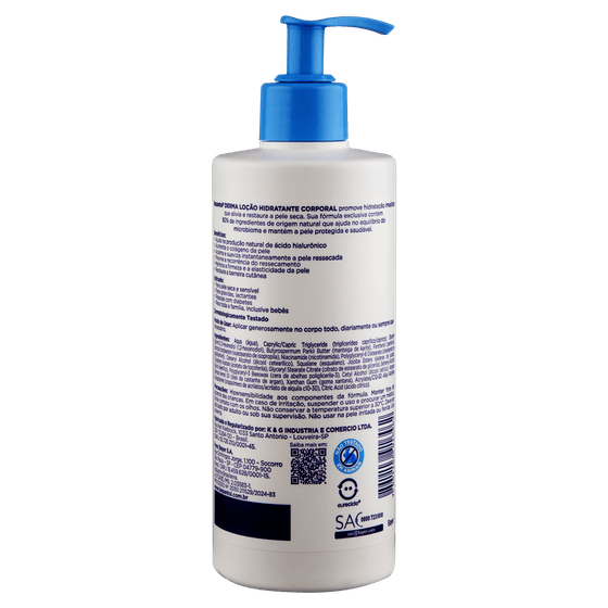 Bepantol Derma Loção Hidratante Restaurador Corporal Diária 400mL - Imagem 2