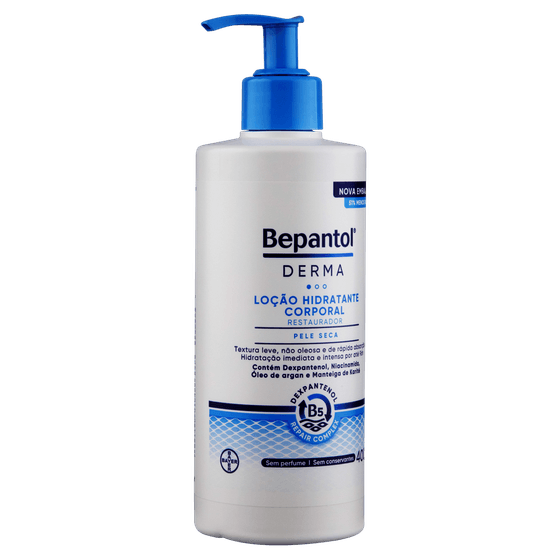 Bepantol Derma Loção Hidratante Restaurador Corporal Diária 400mL - Imagem 3