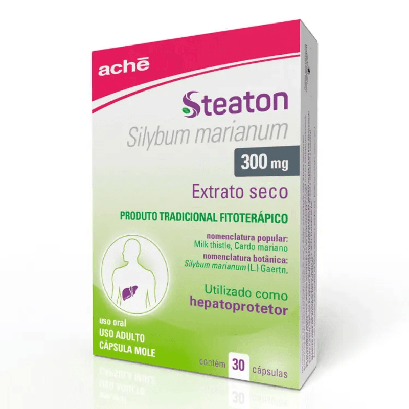 Steaton 300mg Capsula Mole - Caixa com 30 Capsulas - 7896658047985