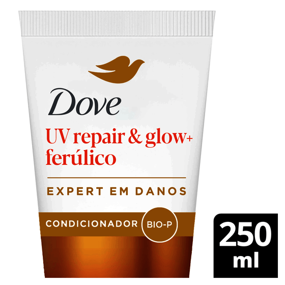 Condicionador Dove UV Repair & Glow + Ferúlico Bisnaga 250mL - Imagem 4